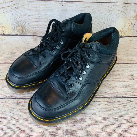 Doc Martens 2128 Black Leather Chunky Ankle Boots UK Size 8/US 10 - Picture 2 of 8